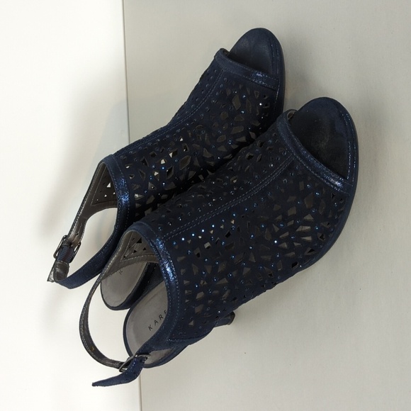 Karen Scott Blair Lacey Slingback Shootie Heels - Picture 1 of 12